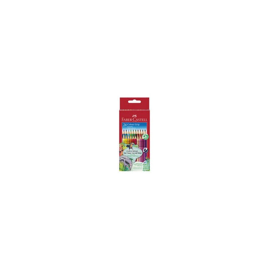 FABER-CASTELL Crayons de couleur Colour GRIP, étui de 24