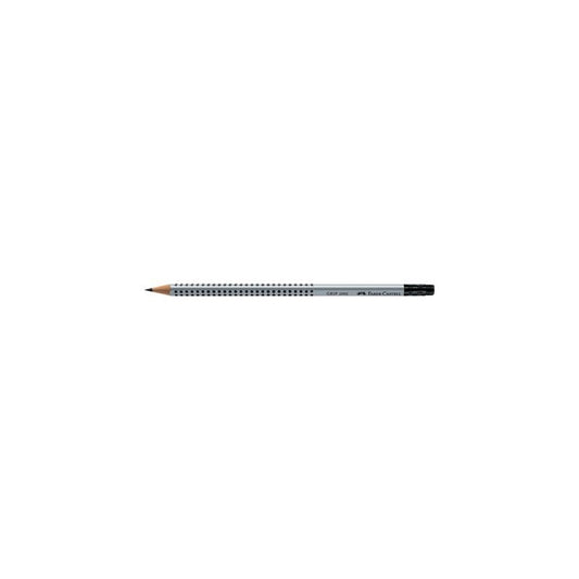 FABER-CASTELL Crayon GRIP 2001 avec gomme, degré dureté: HB