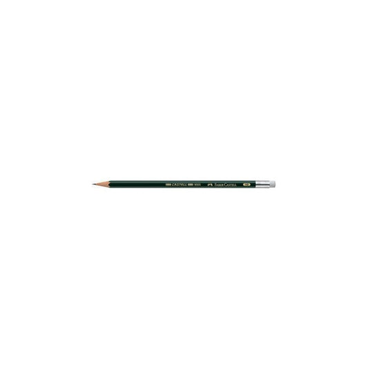 FABER-CASTELL Crayon CASTELL 9000 avec gomme
