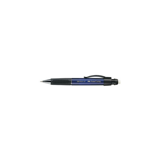 FABER-CASTELL Porte-mines GRIP PLUS 1307, bleu-métallique