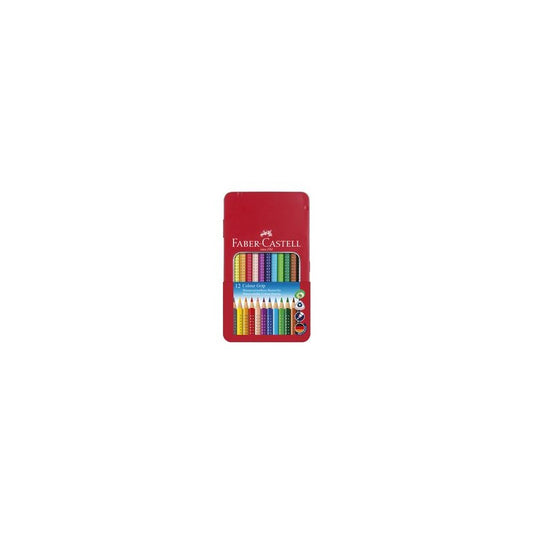 FABER-CASTELL Crayon de couleur Colour GRIP, étui de 12
