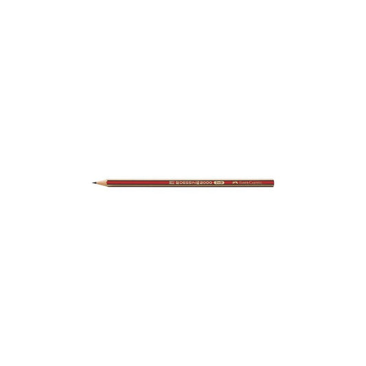 FABER-CASTELL Crayon DESSIN 2000, degré de dureté: HB