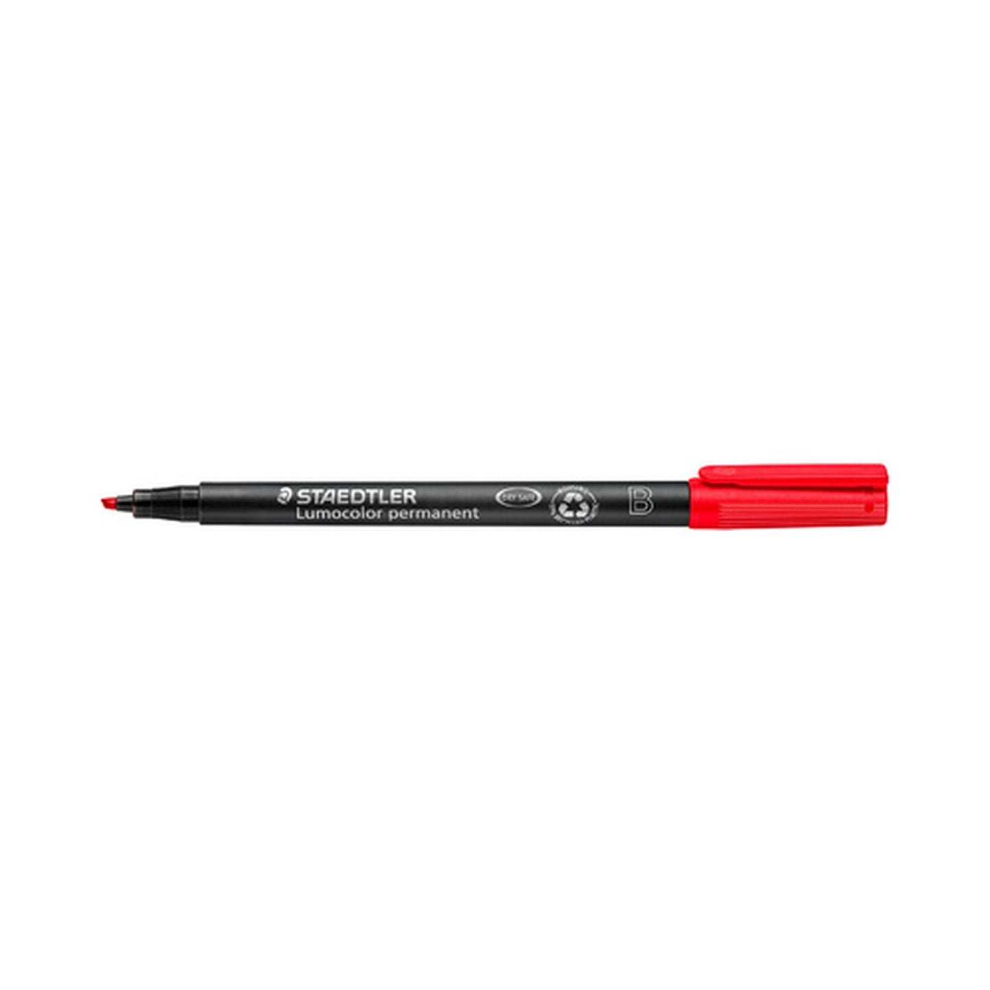 STAEDTLER Marqueur permanent 314B Lumocolor, rouge
