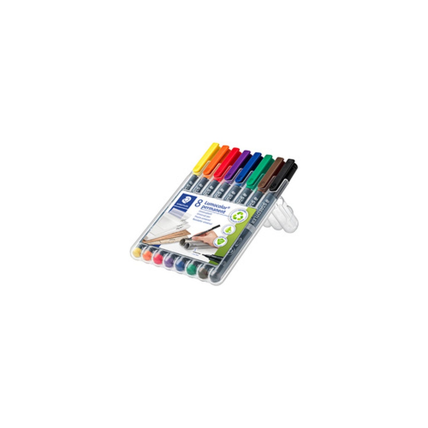 STAEDTLER Marqueur permanent 313S Lumocolor, étui de 8