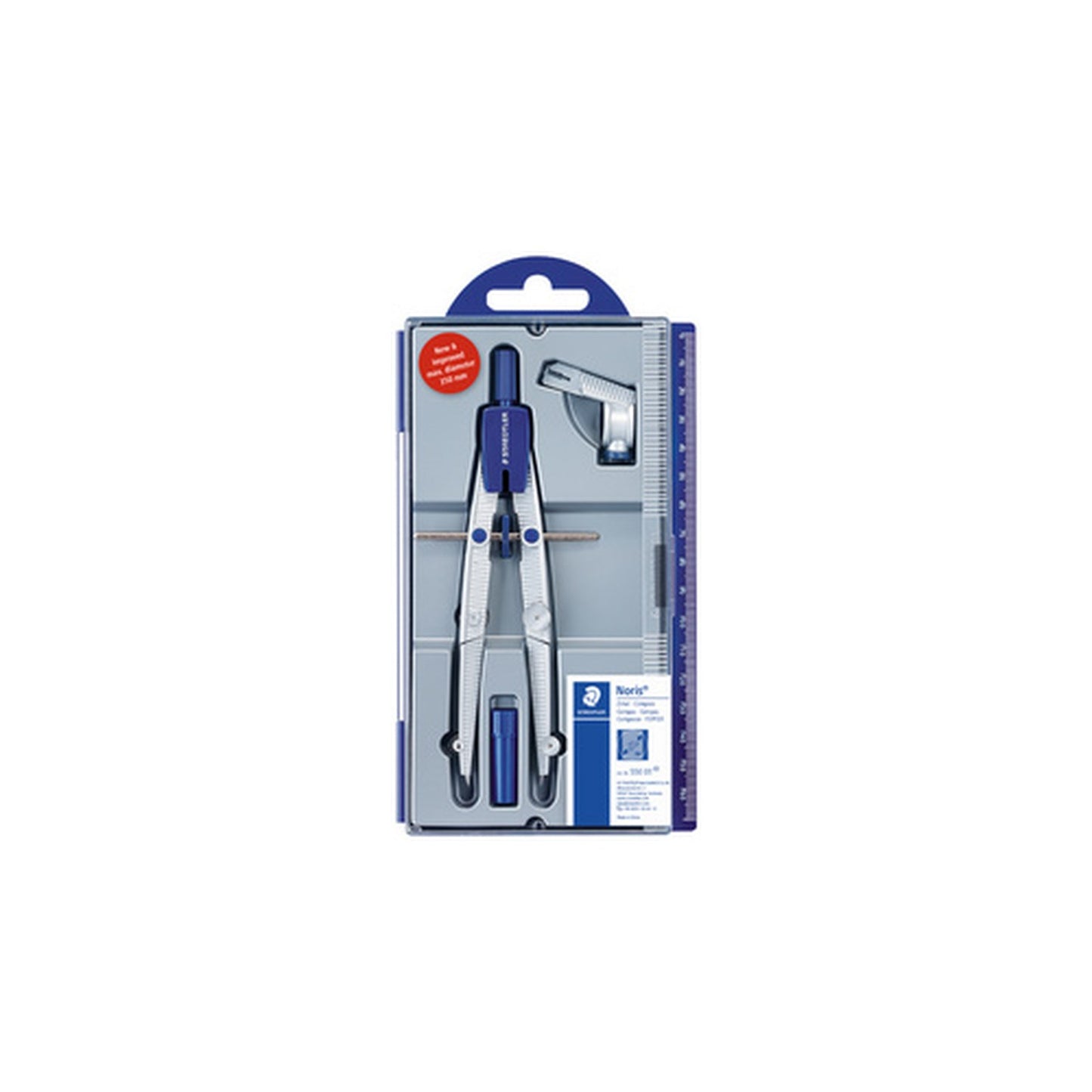 STAEDTLER Compas scolaire Noris 550 01,longueur: 156 mm
