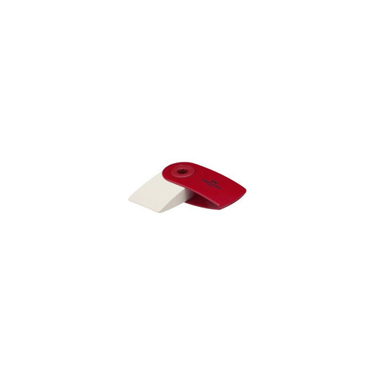 FABER-CASTELL Gomme en plastique "SLEEVE MINI", rouge / bleu x24