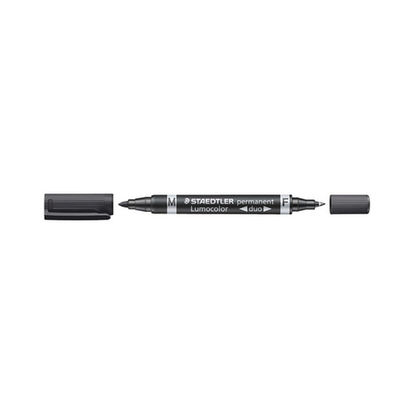 STAEDTLER Marqueur permanent 348 Lumocolor duo, noir