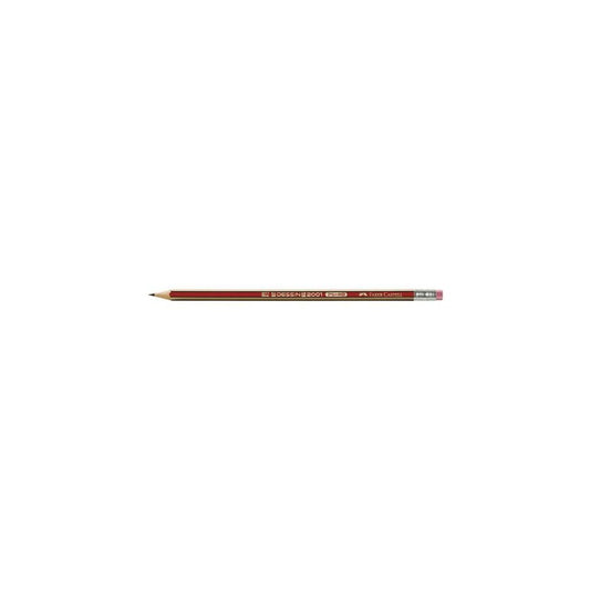 FABER-CASTELL Crayon DESSIN 2001, degré de dureté: HB