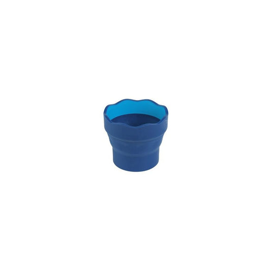 FABER-CASTELL Gobelet CLIC & GO, bleu