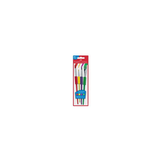 FABER-CASTELL Kit de pinceau à poils synthétiques