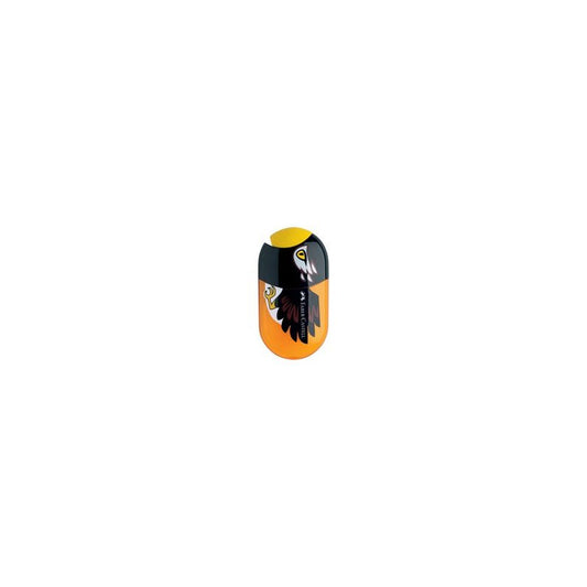 FABER-CASTELL Taille-crayon double "aigle", orange/noir