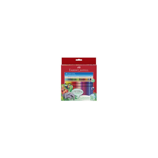 FABER-CASTELL Crayons de couleur Colour GRIP, étui de 48