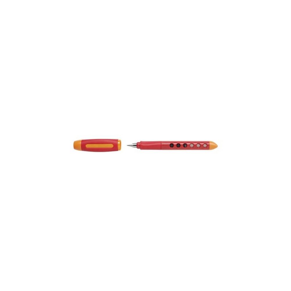 FABER-CASTELL Stylo plume éducatif Scribolino, rouge