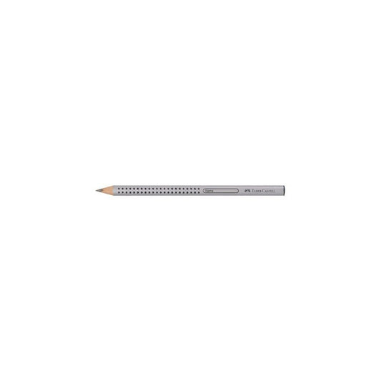 FABER-CASTELL Crayon Jumbo GRIP, HB, argent