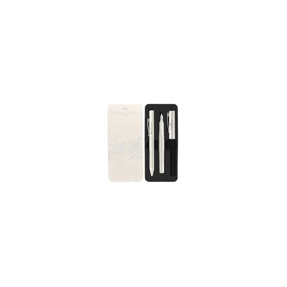 FABER-CASTELL Set d'écriture GRIP 2010 Harmony, blanc