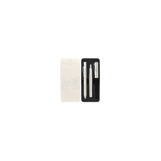 FABER-CASTELL Set d'écriture GRIP 2010 Harmony, blanc