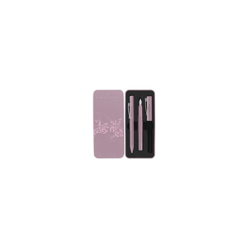 FABER-CASTELL Set d'écriture GRIP 2010 Harmony, rose