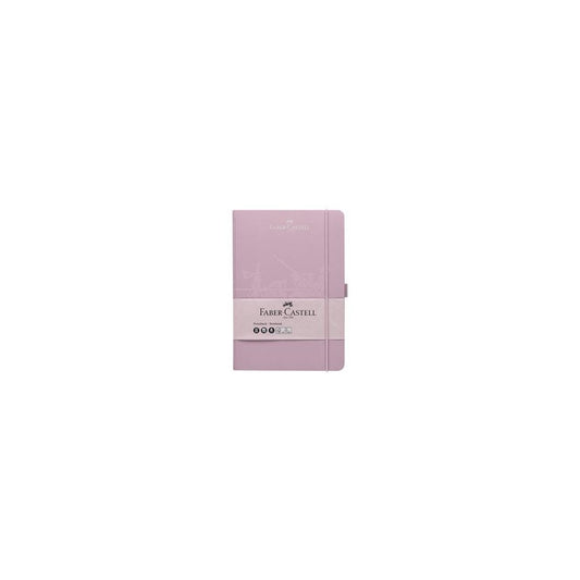FABER-CASTELL Carnet, A5, quadrillé, rose