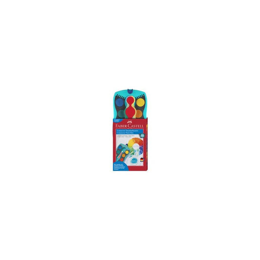 FABER-CASTELL Palette de peinture CONNECTOR, 12 couleurs