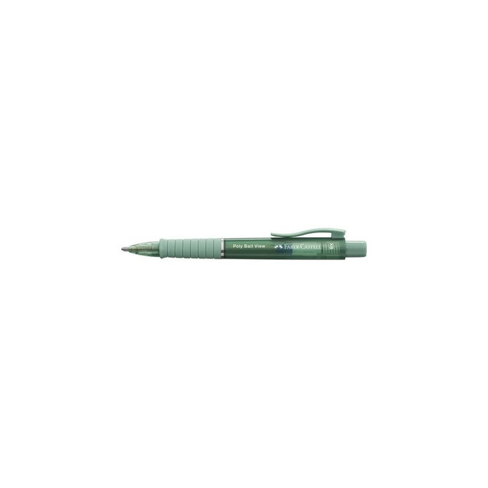 FABER-CASTELL Stylo à bille rétractable POLY BALL VIEW, vert