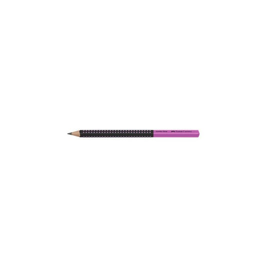 FABER-CASTELL Crayon graphite Jumbo GRIP TWO TONE, rose