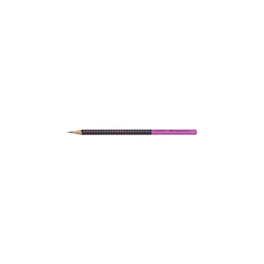 FABER-CASTELL Crayon graphite GRIP 2001 TWO TONE, rose