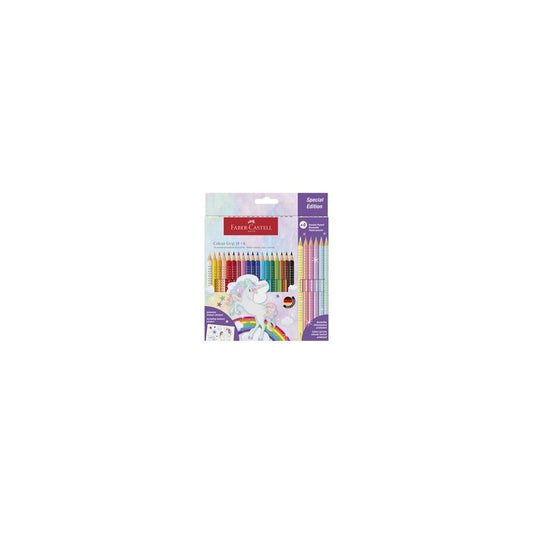 FABER-CASTELL Crayon de couleur triangulaire Colour GRIP