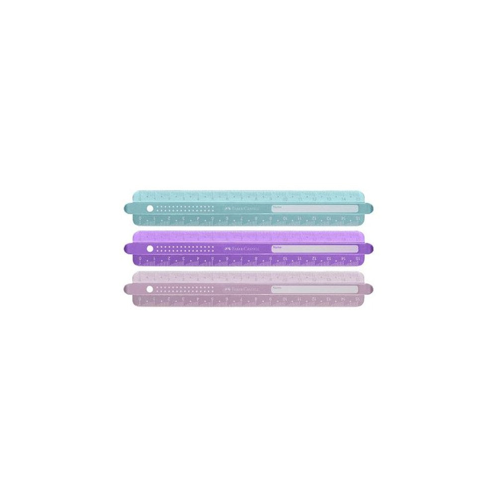 FABER-CASTELL Règle SPARKLE, 150 mm, assorti x6