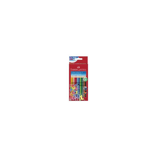 FABER-CASTELL Crayon de couleur Colour GRIP, étui promo
