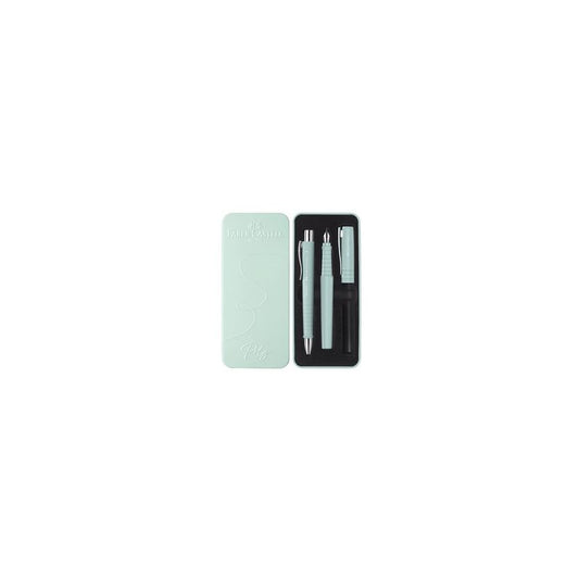 FABER-CASTELL Set de stylos POLY BALL/PEN, caribic blue