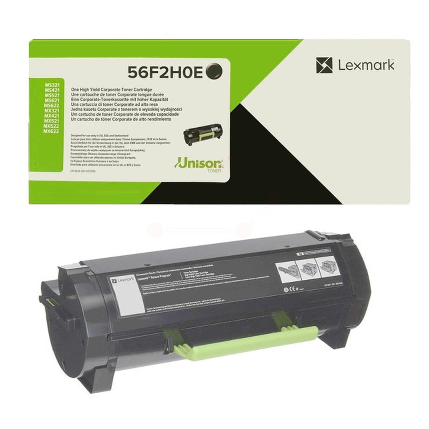 Toner d'origine Lexmark 56F2H0E - noir