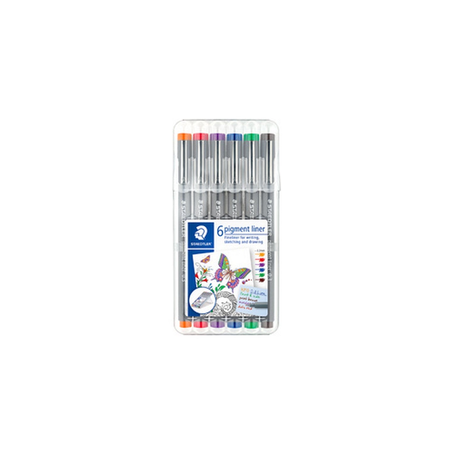 STAEDTLER Feutre à pigment, étui de 6