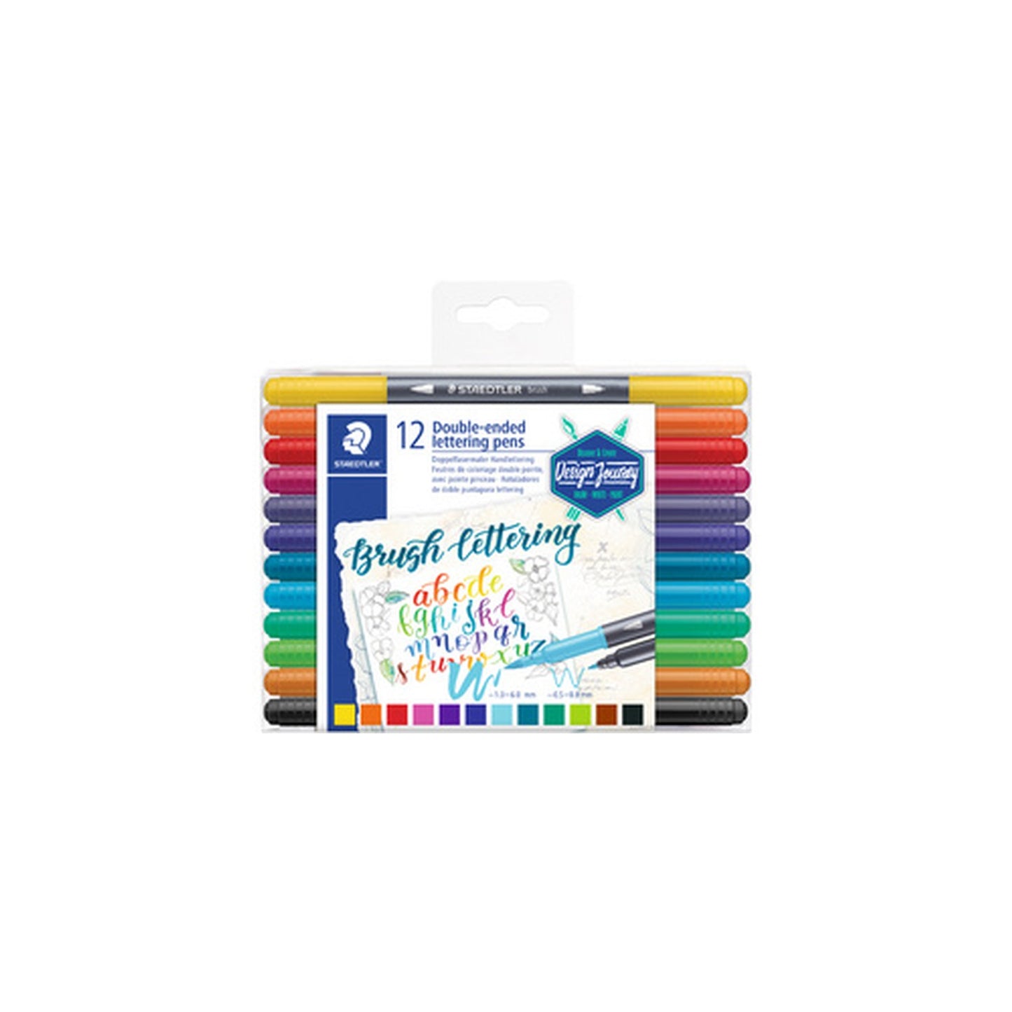 STAEDTLER Feutre calligraphie double pointe Design Journey