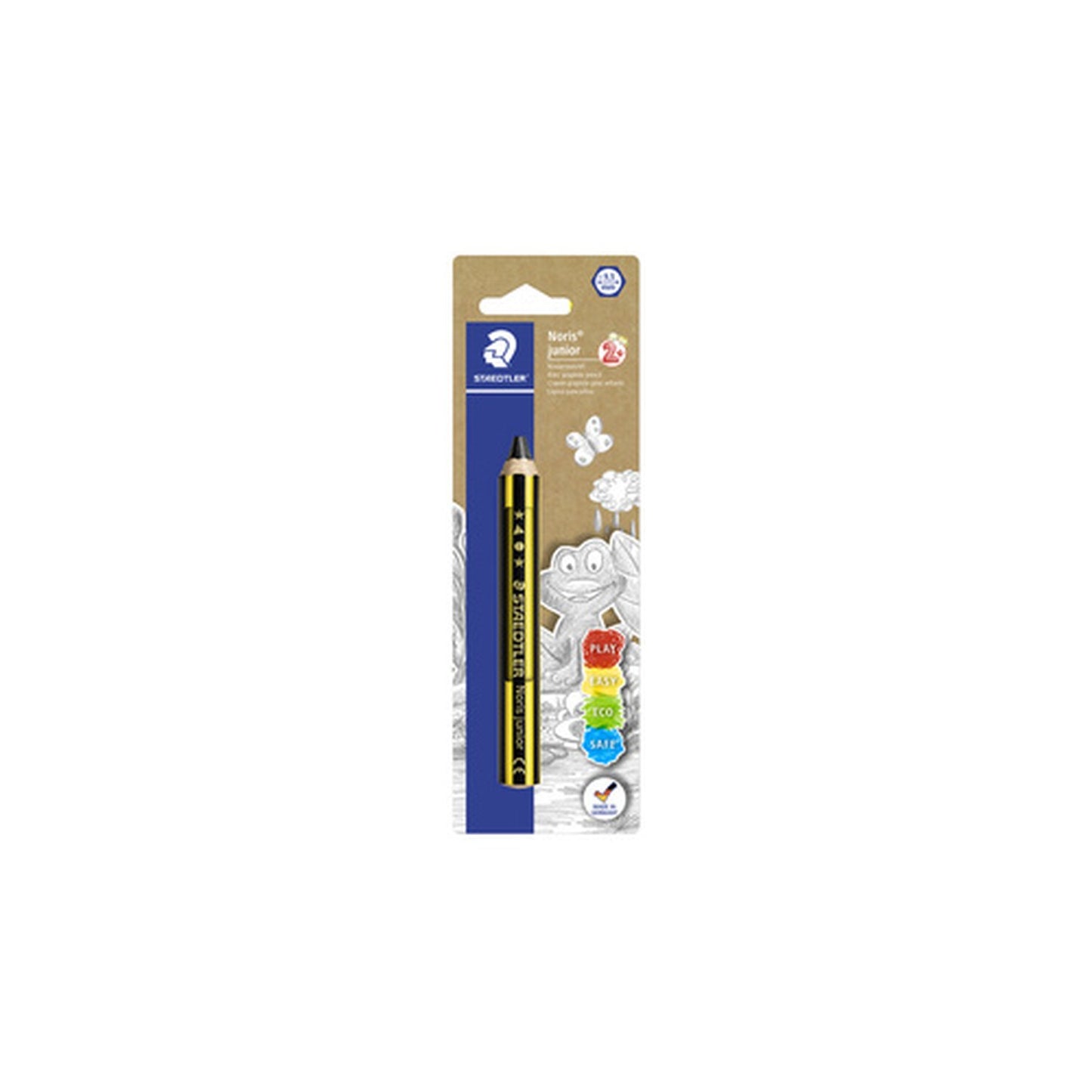 STAEDTLER Crayon graphite Noris junior, degré de dureté: 2B