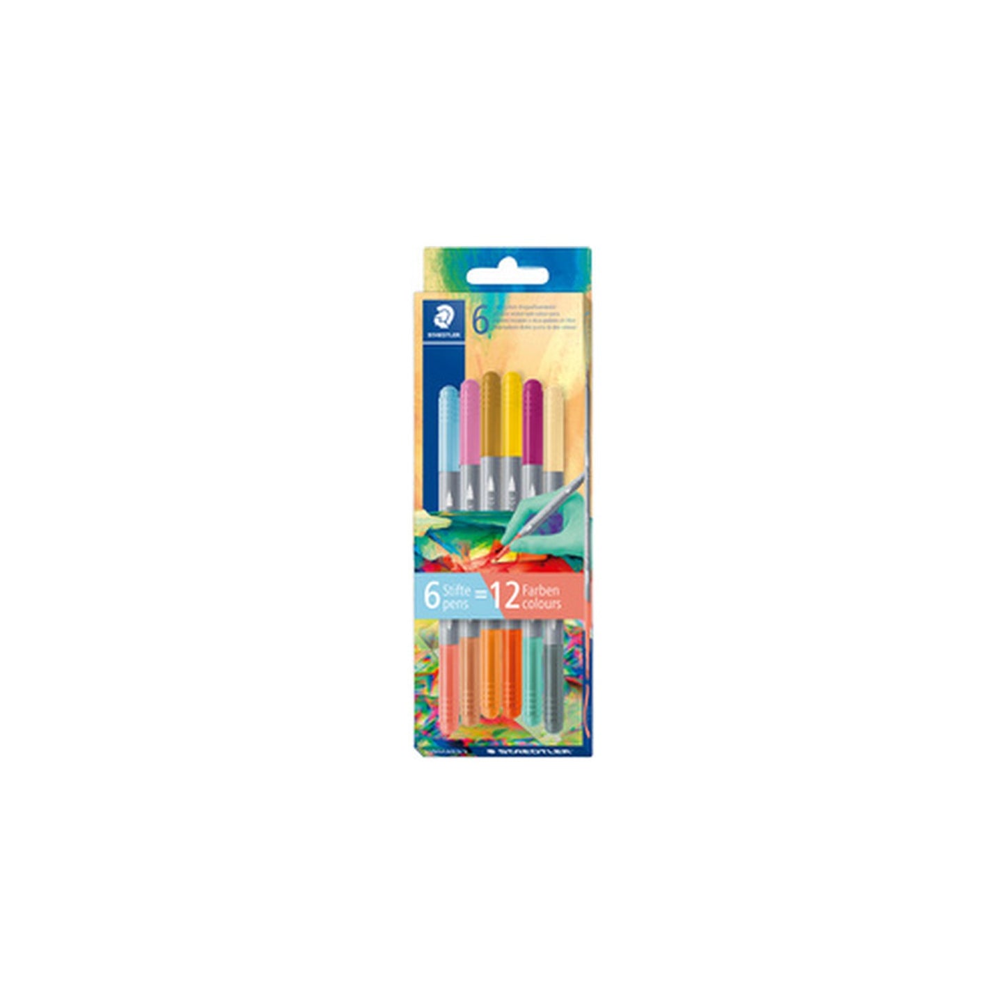 STAEDTLER Doppelfasermaler Edition 2, 6er Kartonetui