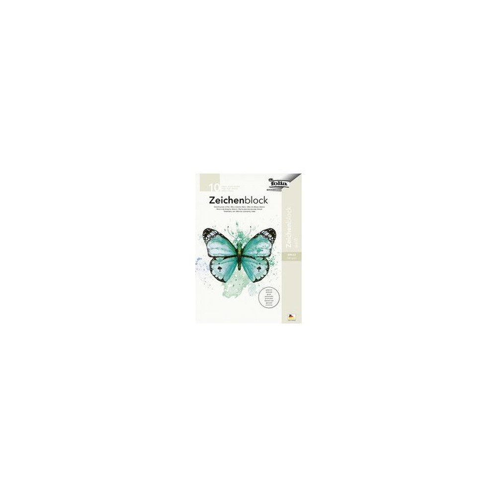 folia Bloc de dessin, 140 g/m2, A3, grainé, 10 feuilles