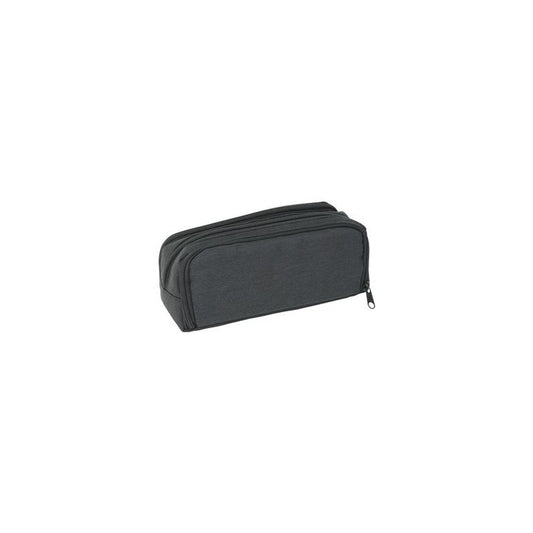 EBERHARD FABER Trousse, 3 compartiments, anthracite/noir