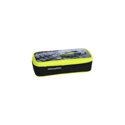 EBERHARD FABER Trousse Race Car, noir / jaune fluo