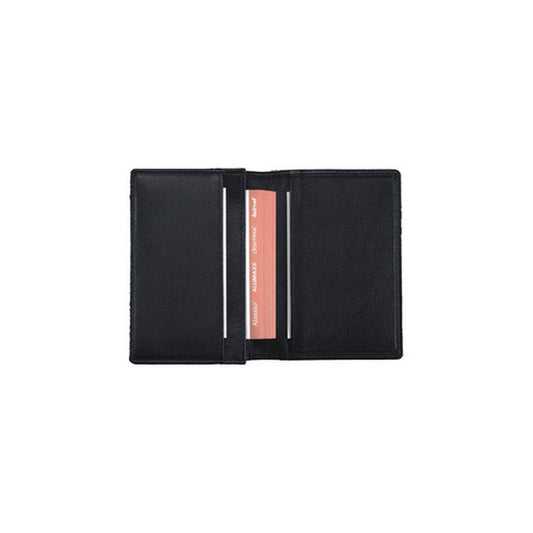 Alassio Etui pour cartes de visite, cuir, noir