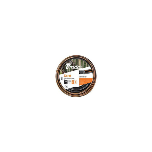 Bradas Tuyau d'arrosage CARAT, 1/2", noir/orange, 20 m
