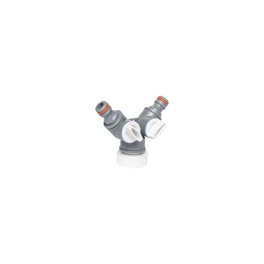 Bradas Sélecteur 2 circuits WHITE LINE avec nez de robinet