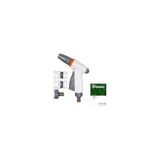 Bradas Kit de pistolet d'arrosage QUICK PROSTY, 4 pièces