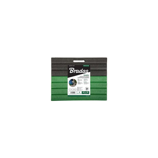 Bradas Planche pour genou, (L)400x(T)300x(H)40mm, noir/vert