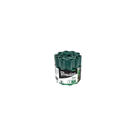 Bradas Bordure de gazon, hauteur 250 mm, longueur 9 m, vert
