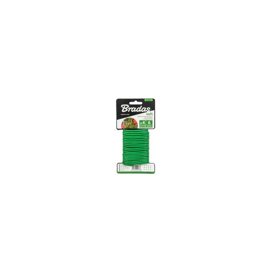 Bradas Fil de fer SOFT avec revêtement PVC, 5 mm x 4 m, vert