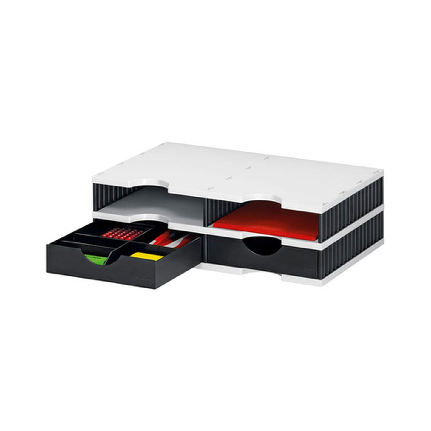 styro Station de classement styrodoc duo, 4 compartiments,