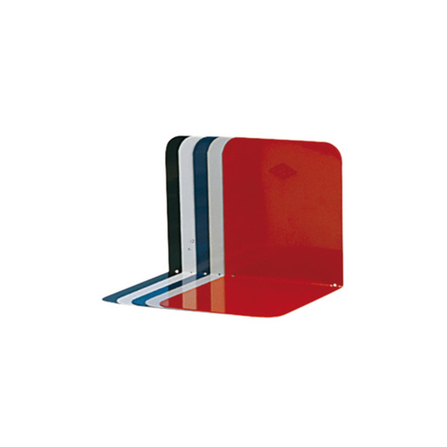WEDO Serre-livres, (L)140 x (P)140 x (H)120 mm, rouge x2