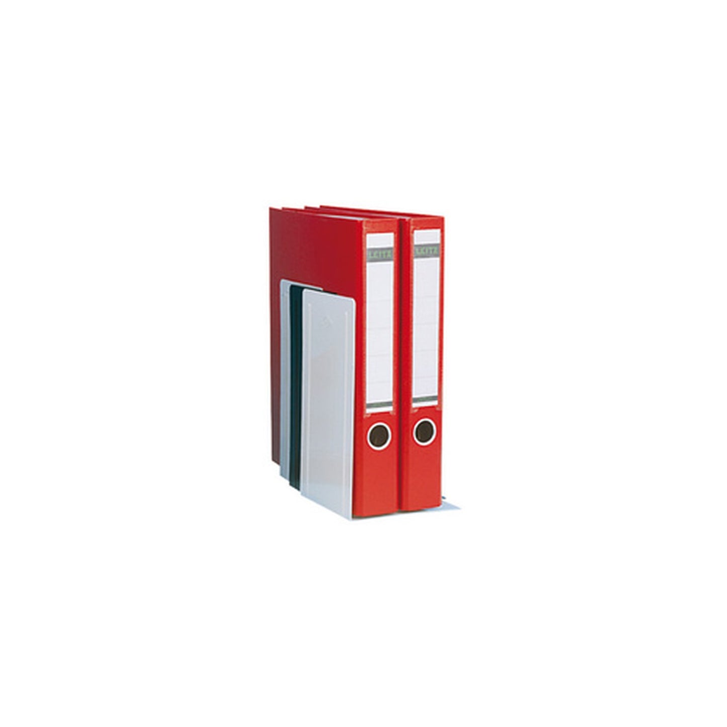 WEDO Serre-livres, (L)140 x (P)120 x (H)240 mm, gris x2
