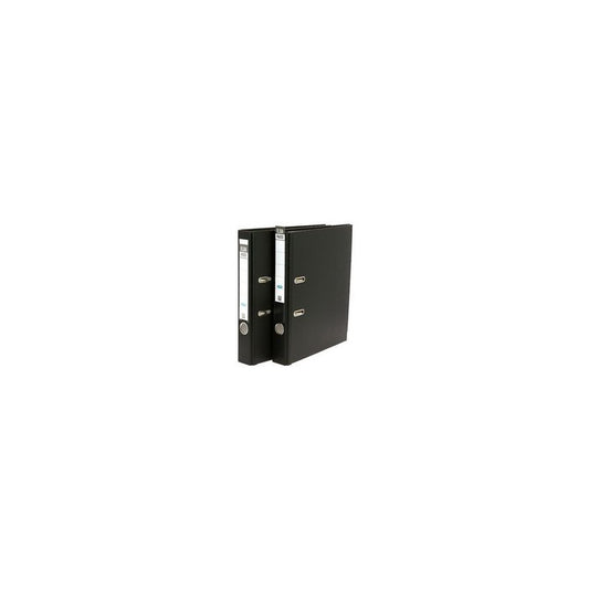 ELBA Classeur rado brillant, 50 mm, pack de 5, noir