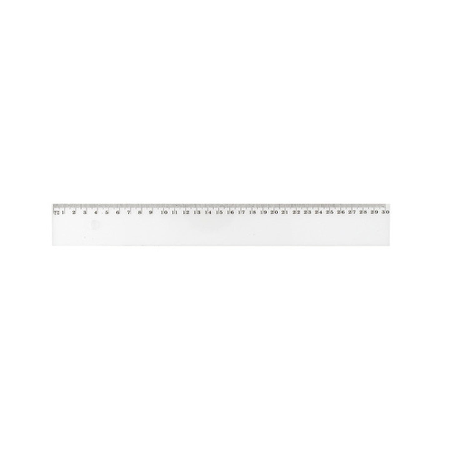 Wonday Règle plate, 200 mm, en plastique, transparent